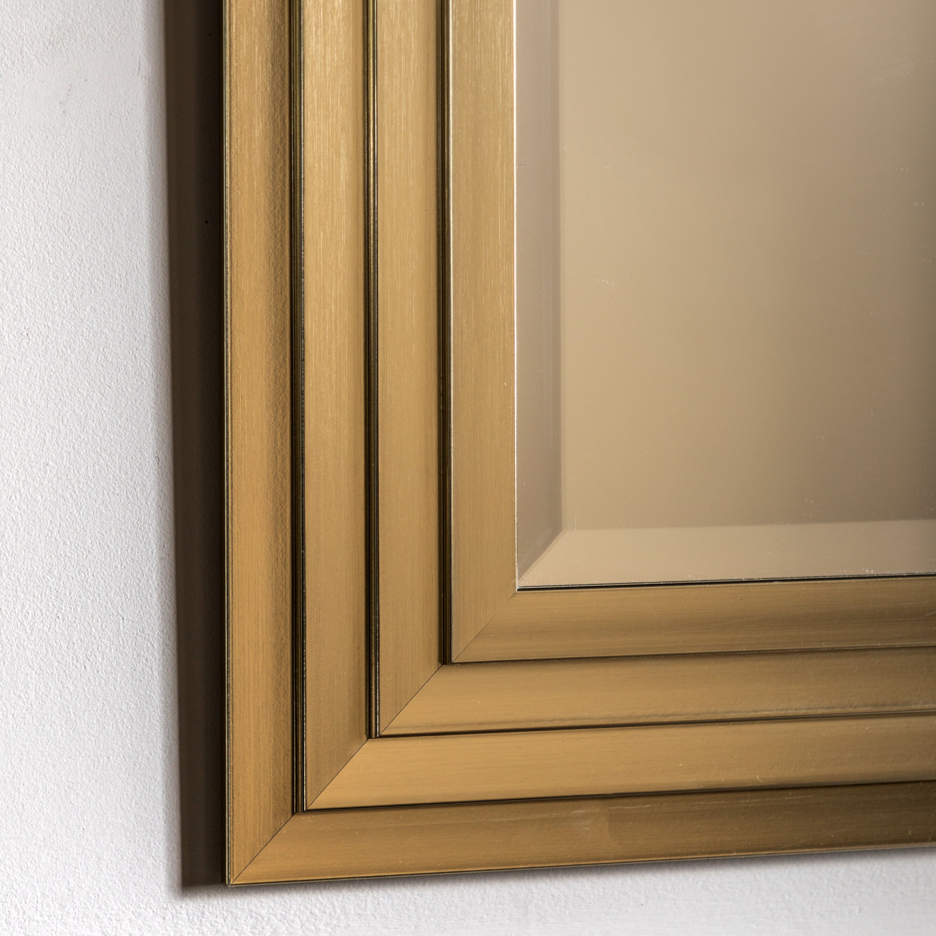 Rubin Gold Rectangle Wall Mirror